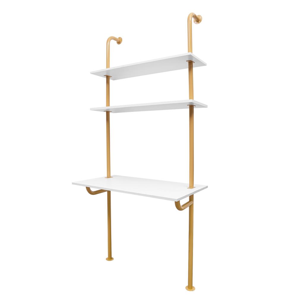 3-ярусный настенный стол, Настенный компьютерный письменный стол, Настенный органайзер Железо, Эко-доска для дома, Студенческих общежитий