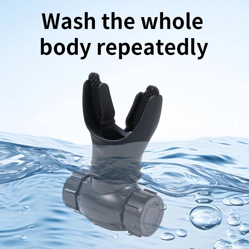 Силиконовый дыхательный тренажер, вентилятор для легких, фитнес-оборудование, инструменты для дыхательной тренировки на большой высоте для упражнений