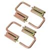4pcs E Track Hooks Maximum Load 1200 Pounds E Track J Hook Accessories for Rv Marine Bedroom Pickup