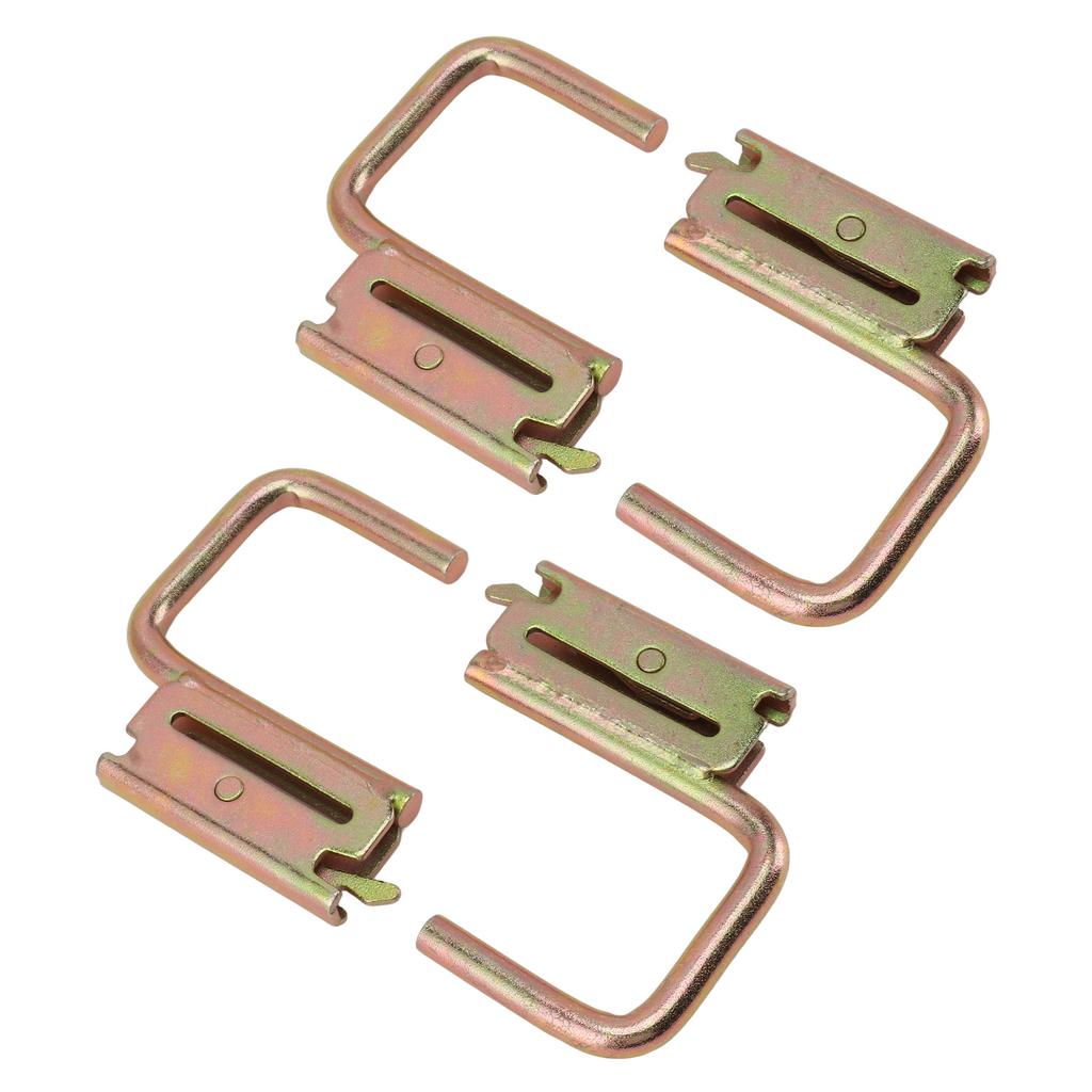 4pcs E Track Hooks Maximum Load 1200 Pounds E Track J Hook Accessories for Rv Marine Bedroom Pickup