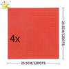 Нетоксичные 4 шт. Классические Базовые Пластины Блоки 32x32 Точки Строительные Базовые Пластины Кирпичи Сборка Город Мок Друзья Город Строительные Игрушки