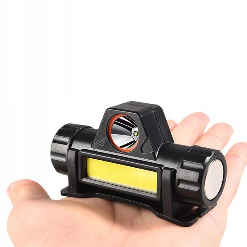 Led Headlamp Magnet Usb Rechargeable Strong Xpe Cob