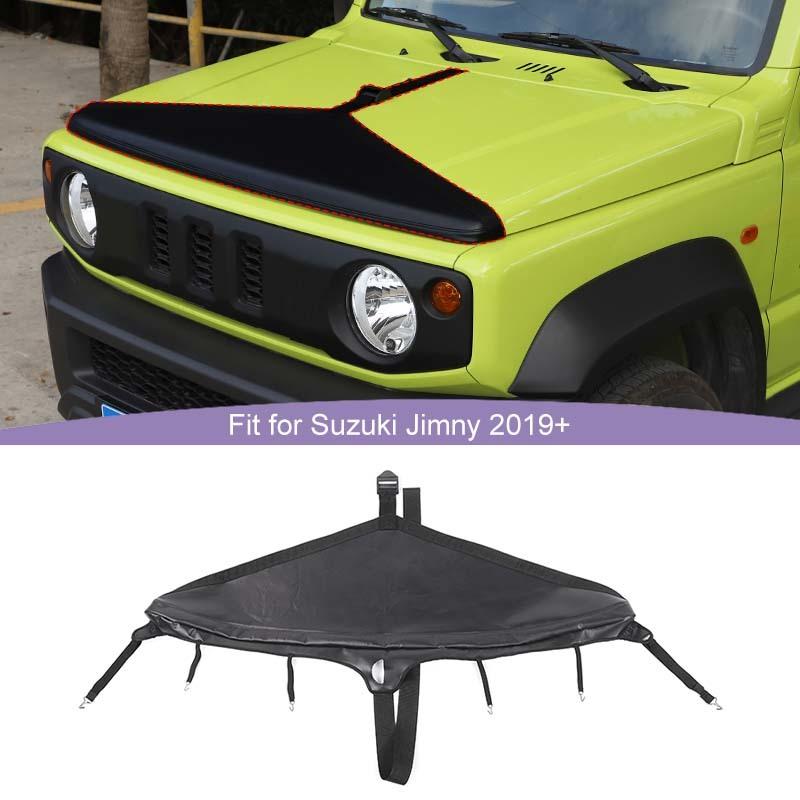 Крышка капота автомобиля, передняя защита, защита капота для Suzuki Jimny 2019 2020 2021 2022 2023, внешние аксессуары автомобиля