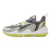 Баскетбольная серия Li Ning Удобные Универсальные Прочные Отскок Дышащие Поддержка Низкий верх Детские баскетбольные кроссовки Детские кроссовки Серо-зеленые YKBV105-7