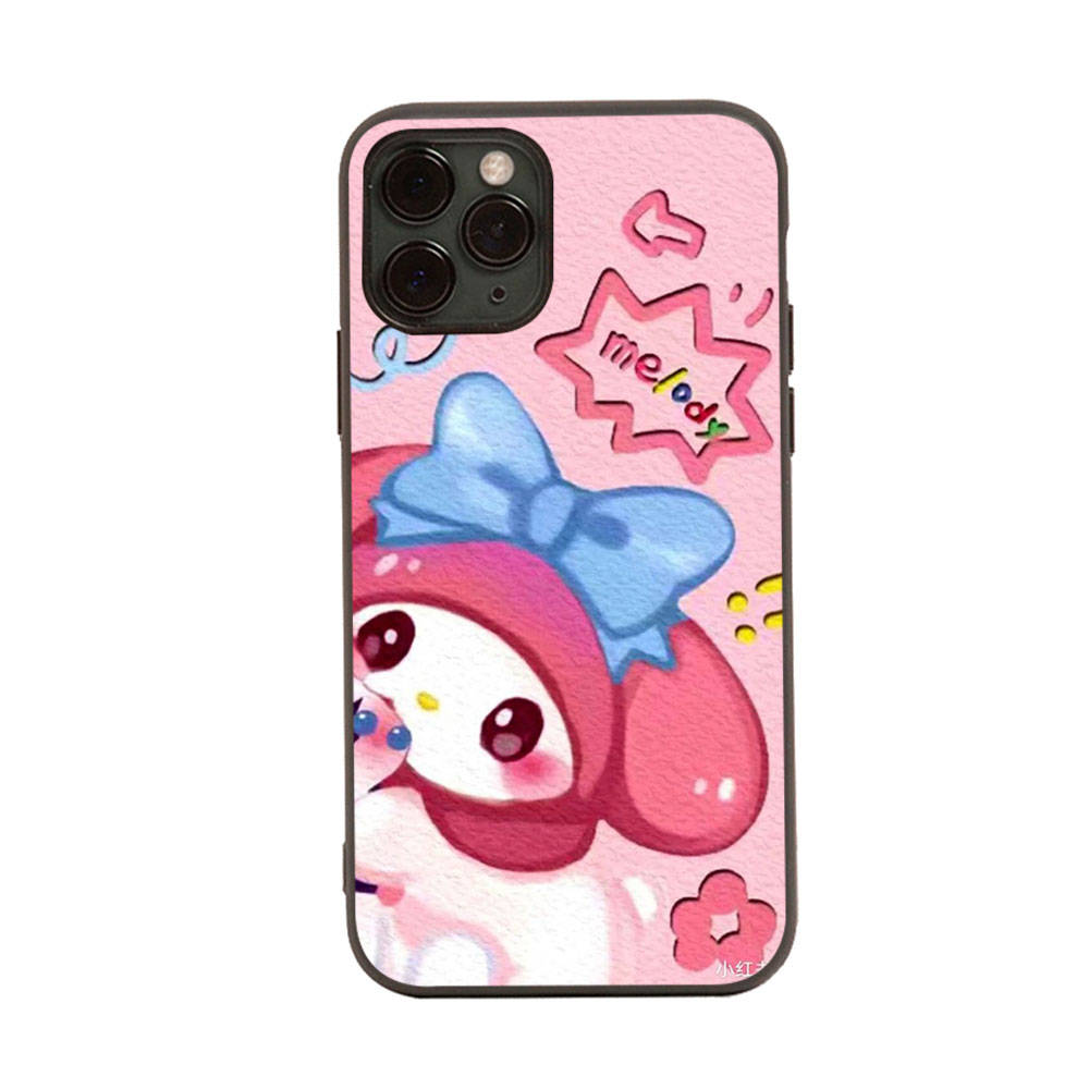 HK21 Cute My MelodyBlack Sofe Case for Xiaomi Poco X6 X4 M5 M6 F5 F6 C65 C55 C50 C51 C40 Pro Redmi 14C A3X 13C 12C 11T 10A 9C Note 7 6 8A Plus