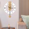 Acrylic Hanging Clock Minimalist Scale Clock Decorative Digital Wall Clock  Bedroom