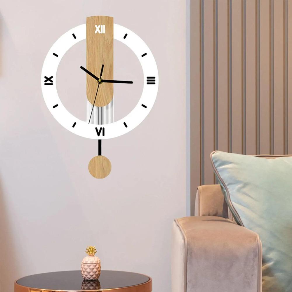 Acrylic Hanging Clock Minimalist Scale Clock Decorative Digital Wall Clock  Bedroom
