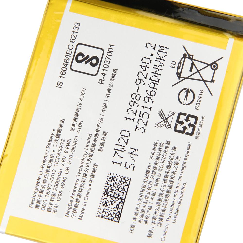 Rechargeable Lithium Battery For SONY Xperia XA XA1 E5 F3113 F3313 F3112 F3116 F3115 F3311 LIS1618ERPC Phone Battery 2300mAh