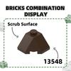 Нетоксичный 122 шт./лот 13548 Скатная черепица 2x2x1 Точки Блок Moc Цветные Аксессуары Совместимые С Кирпичом Diy Детская Игрушка Детали Сборки