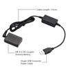 Andoer Power USB Dre12 Комплект DC-муфта Заглушка-аккумулятор Замена аккумулятора LPE12 с USB DC