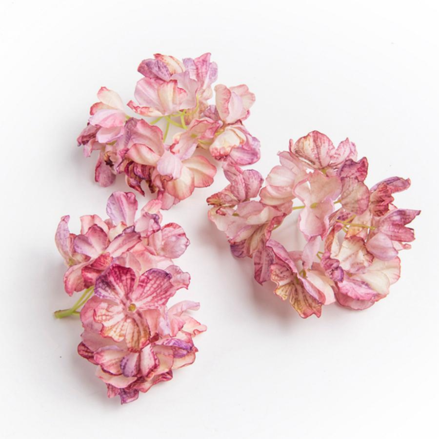 Искусственный цветок шелковая гортензия свадебный букет невесты венок DIY подарок композиция домашняя ваза стол сад сцена украшение стена