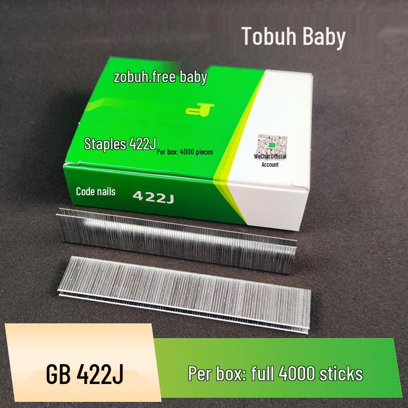 Versatile Pneumatic Staple Gun: Brad Nails & Industrial Staples 422J-Series