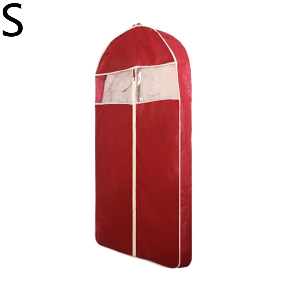 Hanging Garment Bag For Closet Organizer, Bottom Closed Large Wardrobe Extra Clothes M L Cover, Q7Z7