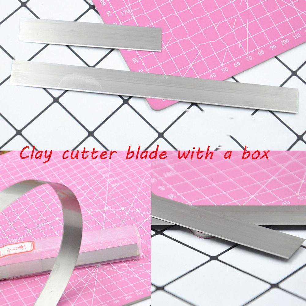 Flexible Modeling Ceramic Tools Art Sculpting Slicer Polymer Stainless Steel Clay Cutter Blade