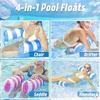 Плавающий артефакт на воде, надувной гамак, игрушки для игр в воде для детей и взрослых, шезлонг