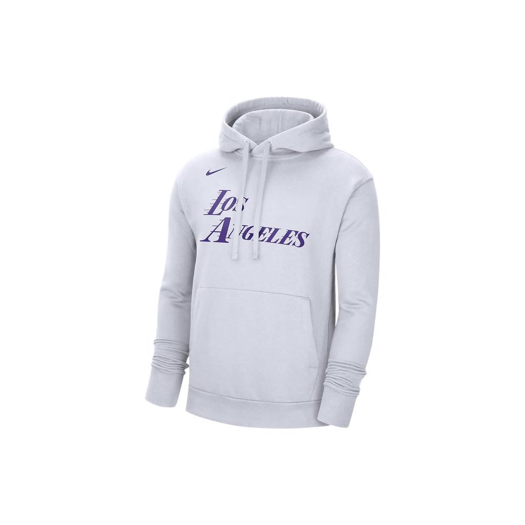 Nike Los Angeles Lakers City Edition Fleece Hoodie Men Hoodie White DR2427-100