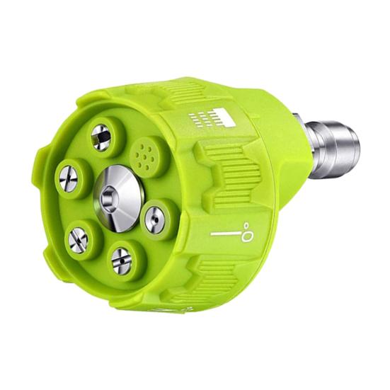 Насадка для мойки высокого давления 6 в 1, быстросменная насадка высокого давления, регулируемая насадка для мойки высокой мощности с быстроразъемным соединением 1/4 дюйма