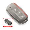 Силиконовый чехол для дистанционного ключа автомобиля для VW Volkswagen Touran Caravelle Polo Golf 6 Passat B5 для Skoda Fabia Octavia аксессуары