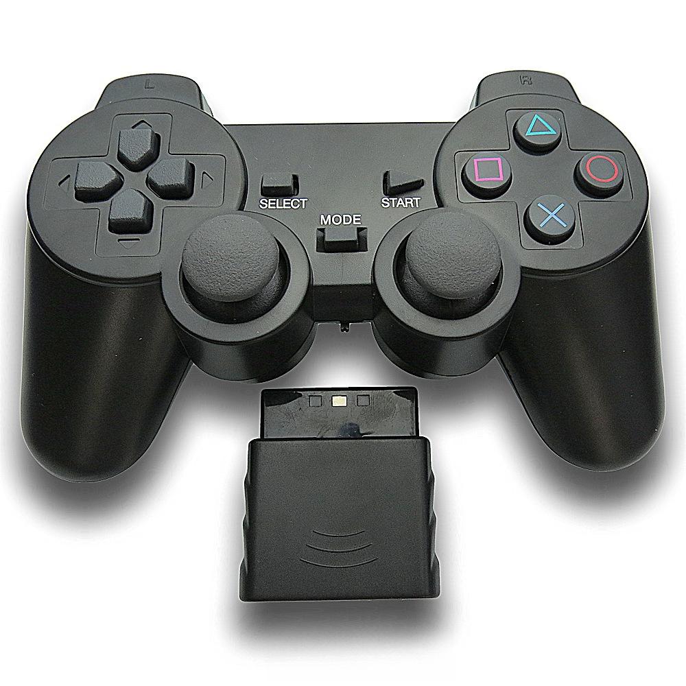 Игровая консоль PS1/PS2 2.4G Беспроводной геймпад Двойная вибрация Двойной мотор