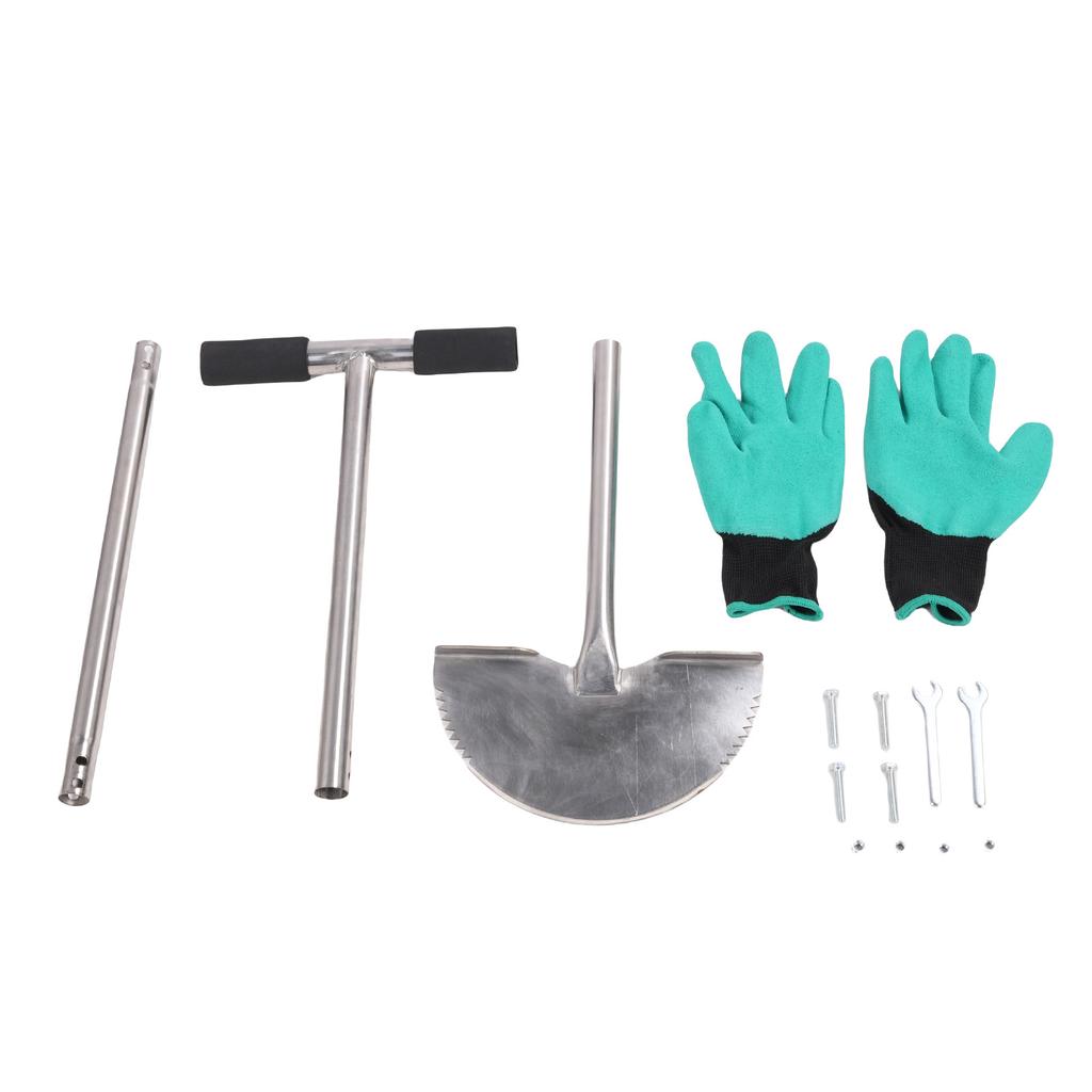 Кромкорез для газона Полумесяц Многофункциональный Съемный Ручной Шаговый Кромкорез Ручной Инструмент для газона с зубчатым краем