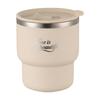 Stainless Steel Insulated Coffee Cup Portable Leak-proof Pocket Thermal Mug with Lids Anti Scald Double Wall Mug Car