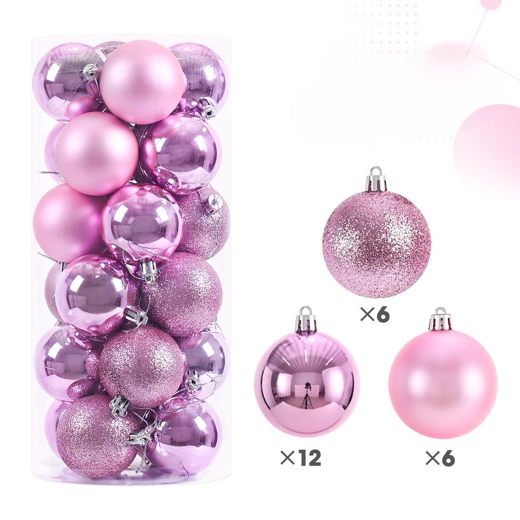 24 шт. 3/4/6/8 см елочные шары елочные украшения шары рождественские подвески для елки домашняя вечеринка рождественская елка декор подарок на новый год