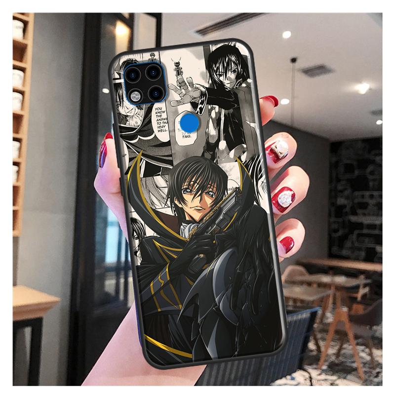 Чехол Lelouch Code Geass для Xiaomi Redmi Note 10 Pro Note 9 Pro Note 11 Pro 8T 9S 10S 10 9A 9T 9C