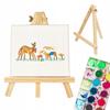 Mini painting easel, wooden table, studio, for painting, photo stand