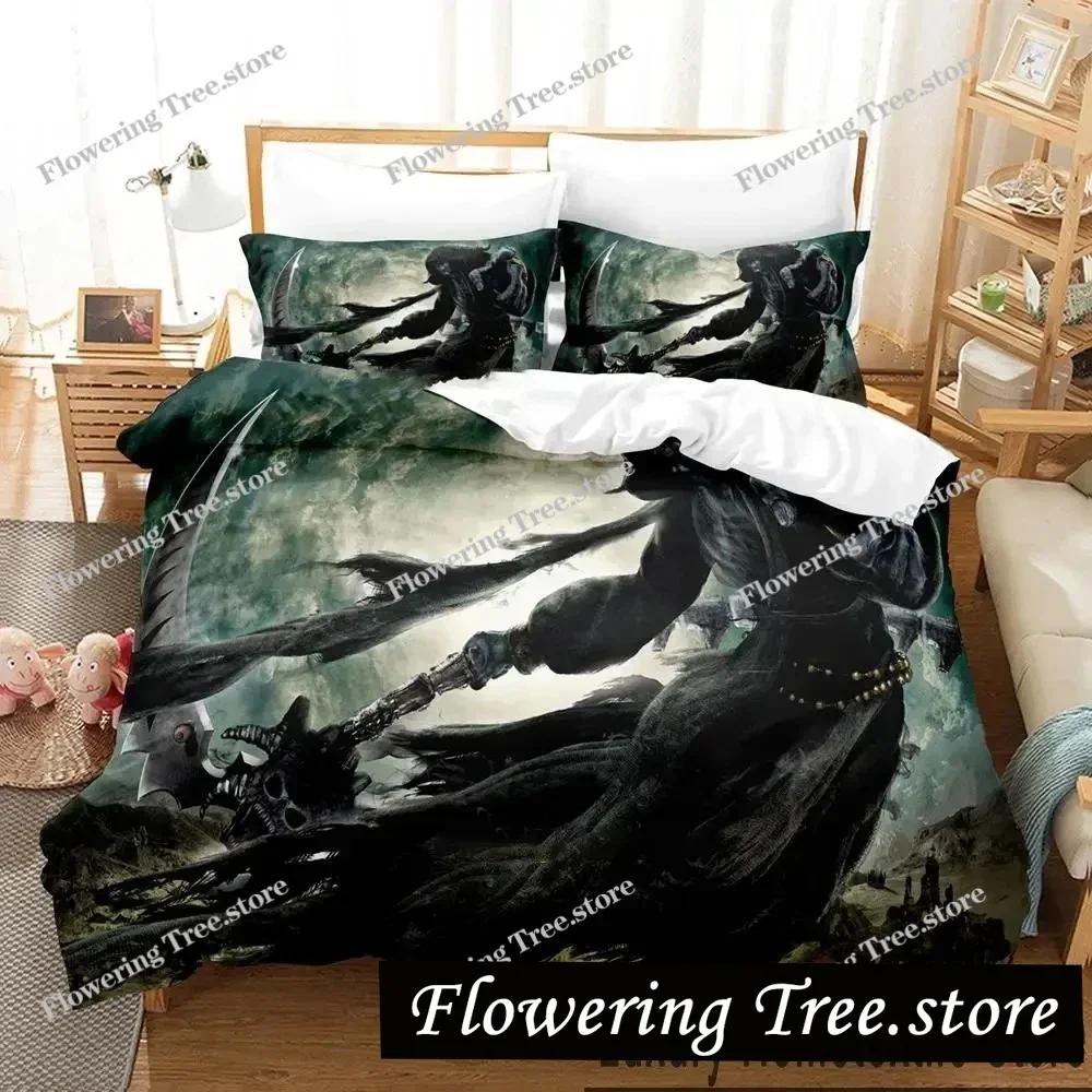 3D Print Dark Grim Reaper  Bedding Set Boys Girls Twin Queen King Size Duvet Cover Pillowcase Bed boys Adult Home Textileextile0