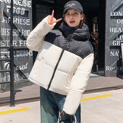 2024 Новые осенне-зимние женские парки с капюшоном, куртки, повседневные лоскутные куртки на молнии, пальто, женские зимние куртки, парки, пальто