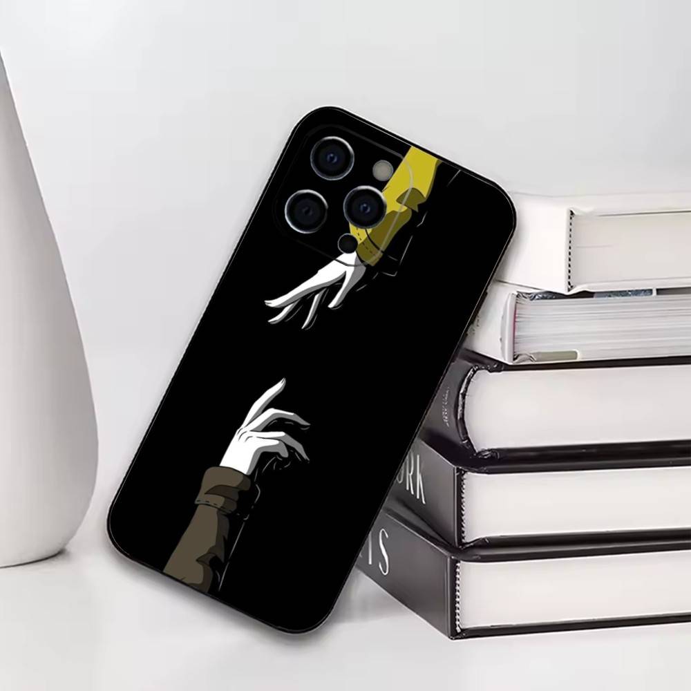 Чехол для телефона Little Nightmares для iPhone 17, 16, 15, 14, 13, 12, 11 Plus, Pro Другие Мягкий Черный Чехол