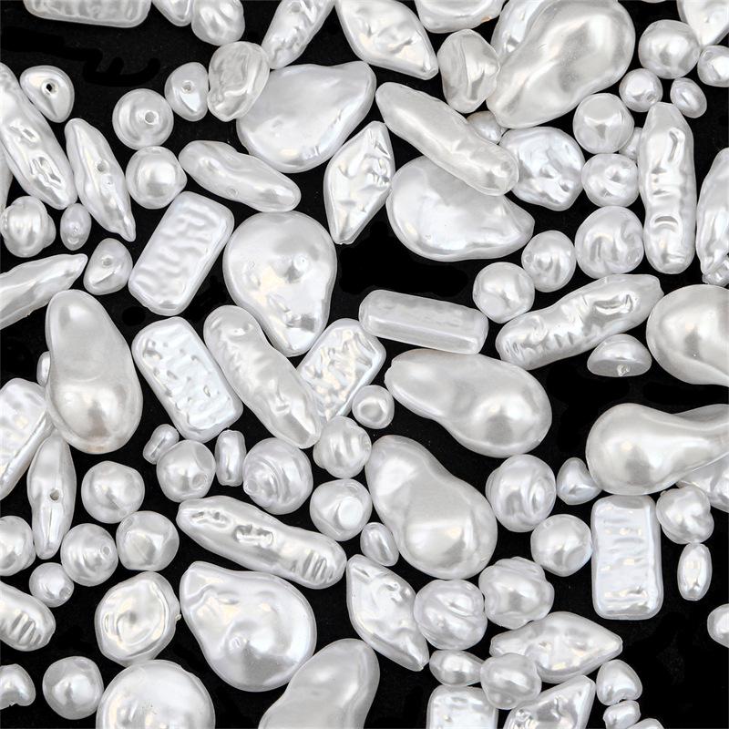 ABS Shaped Bead Jewelry Accessories: DIY Bracelet & Earring Supplies