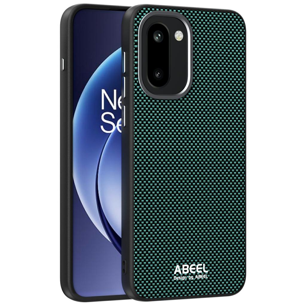 ABEEL For OnePlus 15R 5G Magnetic Case Printed PC TPU Aluminum Alloy Leather Phone Cover