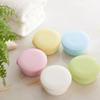1Pcs Sealed Soap Case Travel Supplies Portable Soap Holder Soap Box  Bathroom Accessories Round Shape Plastic