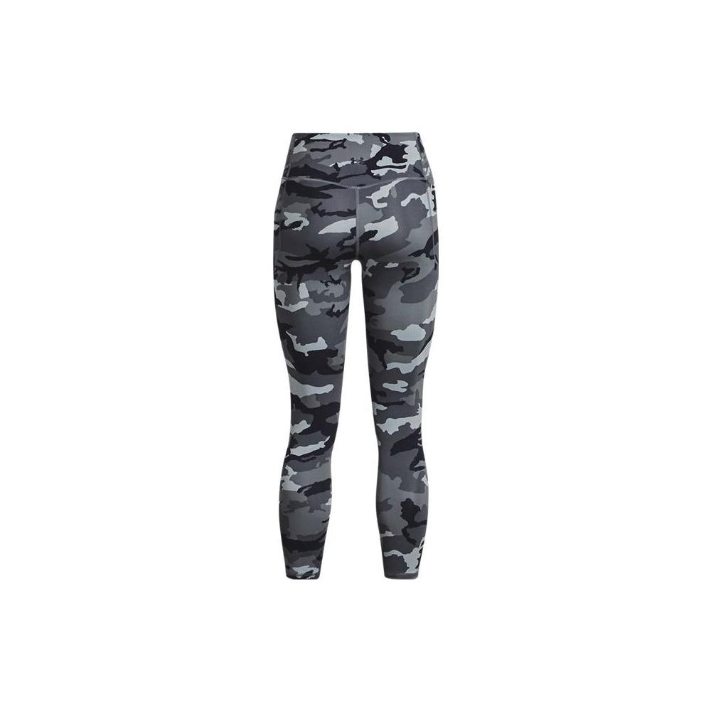 Under Armour Тренировочные обтягивающие спортивные штаны Meridian Camouflage Nine-Point, женские, синие 1379164-465