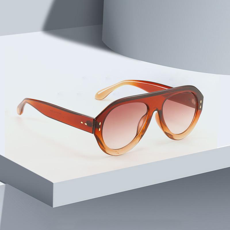 New In Vintage Sunglasses For Women Modern Fashion Red Gradient Round Glasses Glasses Women Gift For Womens Sunglasses