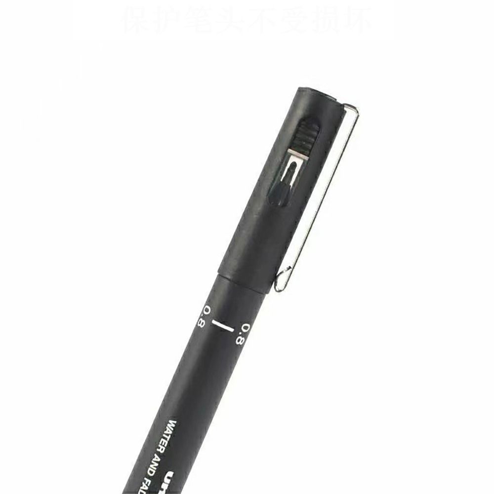 6Pcs/lot Ultra Fine Line Fineliner Black Ink Art Marker New Pin Drawing Pen Drawing Sketch Manga