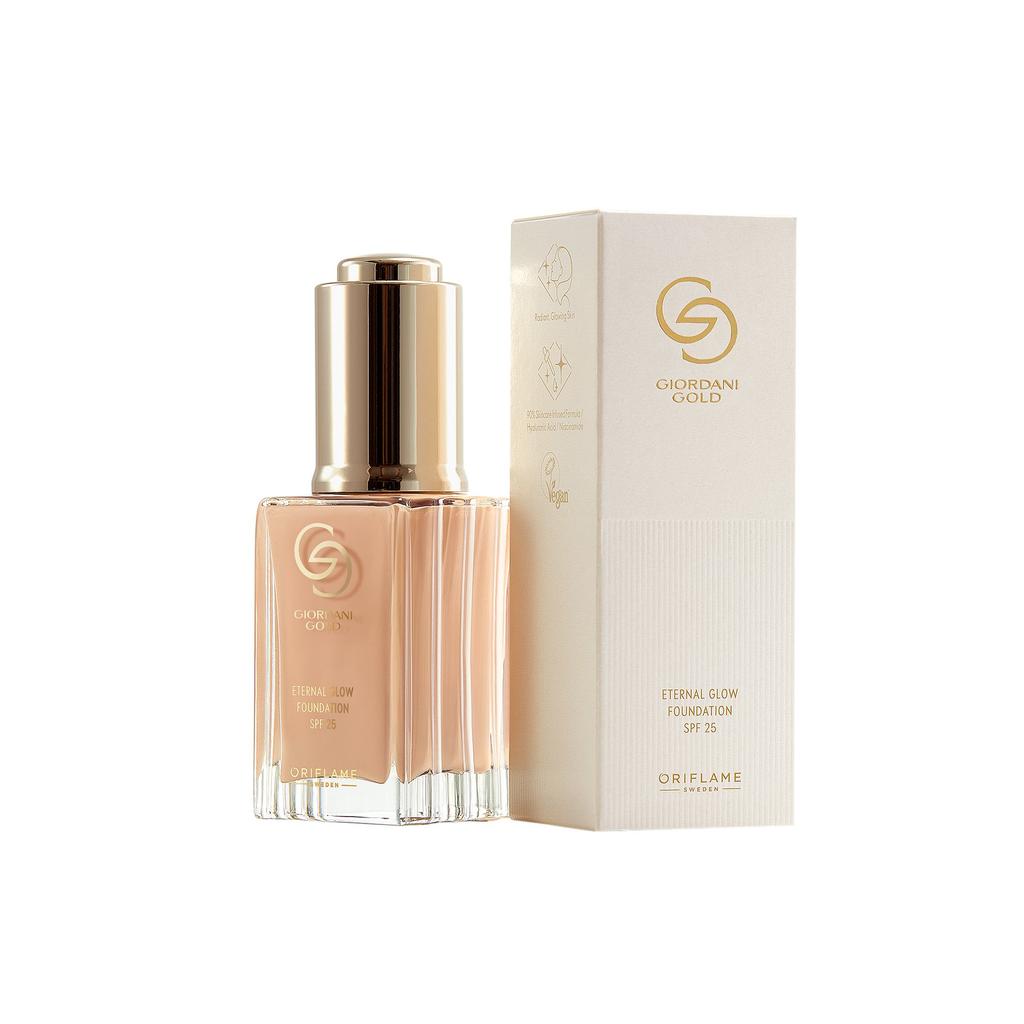 Oriflame Giordani Gold Eternal Glow Foundation Spf 25 - Porcelain Warm 30 Ml