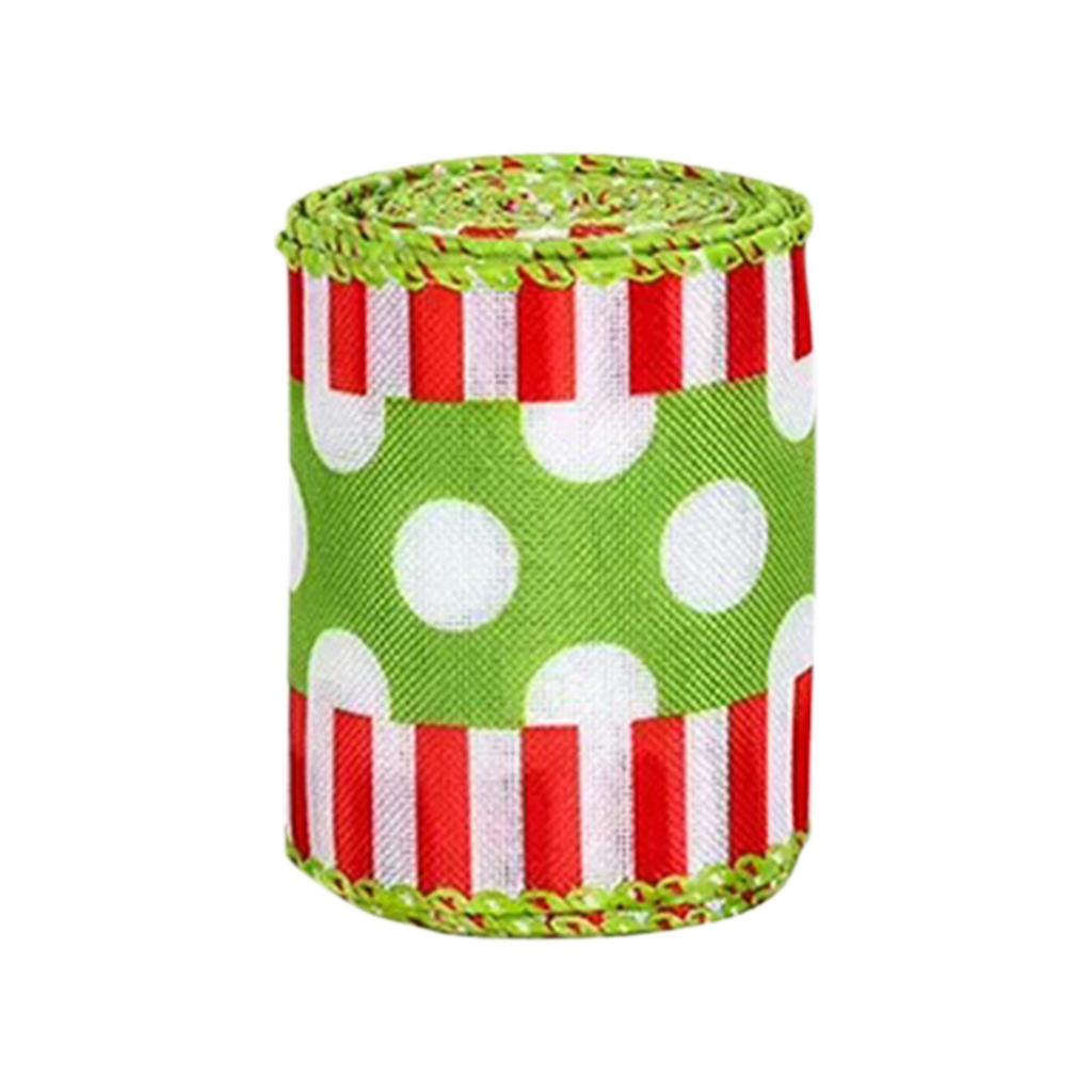 Ribbon Christmas Ribbon Green Furry Christmas  Ribbon Holiday Decoration Random