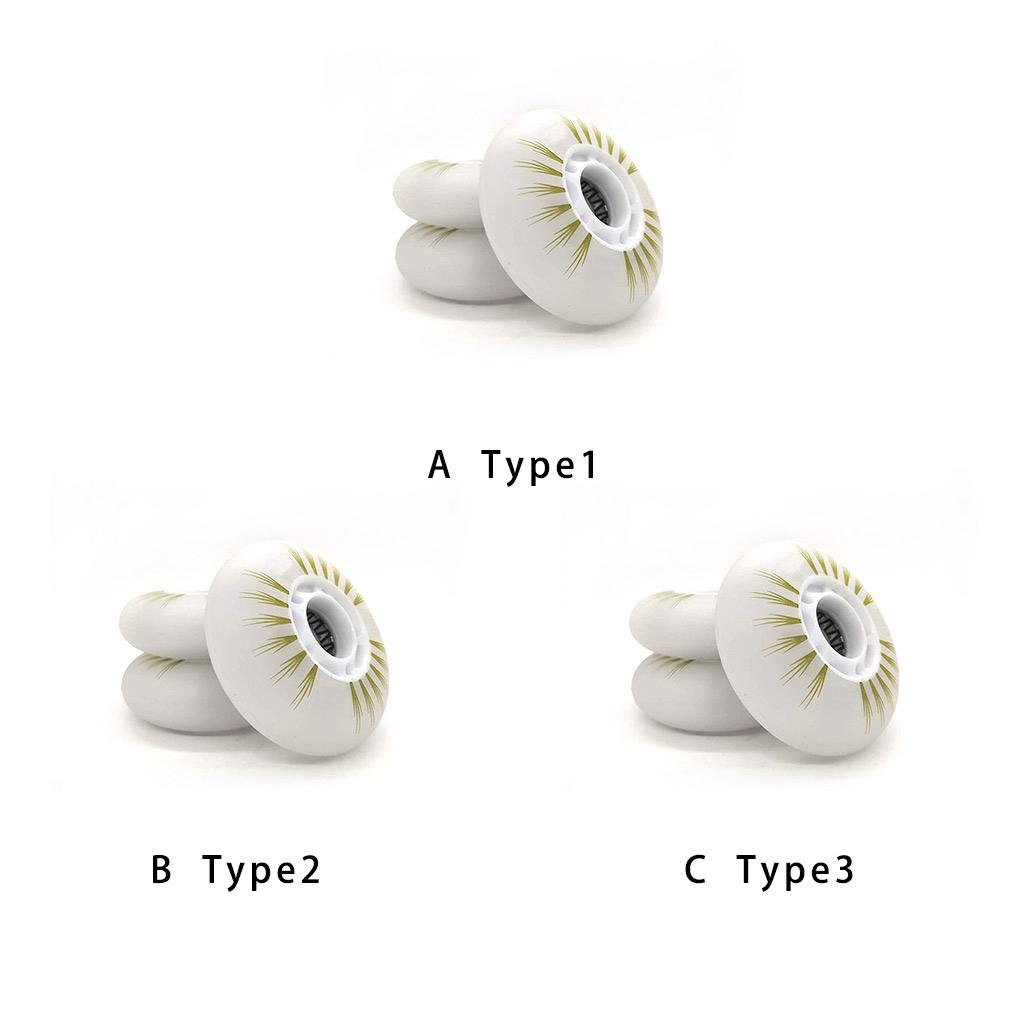 Детские роликовые колеса со светодиодной подсветкой, скользящие полиуретановые колеса для катания с подшипниками, набор для скейтборда, насадка для начинающих
