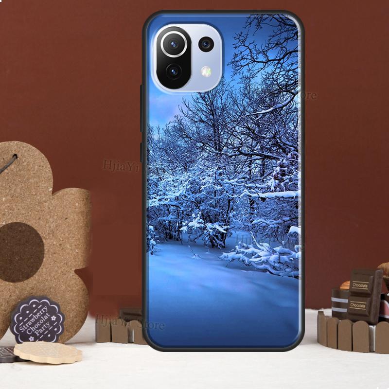 Landscape Winter Light Snow Funda For POCO F5 X3 X4 X5 Pro F4 GT C40 F3 Case For Xiaomi 11T 12T Pro 12 X 13 Lite Cover