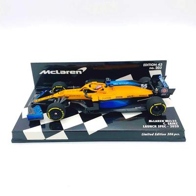 Смола Minichamps масштаб McLaren Renault MCL35 2020 F1 Launch Spec Sainz 1/43 #55 C. Младший