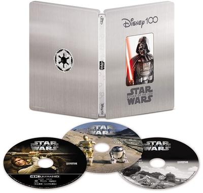 Звёздные войны Эпизод Возвращение джедая 4K UHD MovieNEX Disney100 Стилбук ULTRA HD Цифровая копия MovieNEX VI [4K + Blu-ray + + Мир] [Blu-ray]