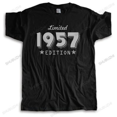 Мужская модная хлопковая футболка мужская бренд футболка 1957 Ограниченная серия смешная футболка мужские летние топы Одежда бренда