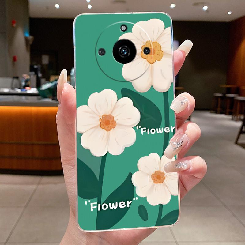 Cover For Realme 11 Pro+ 5G Casing Luxury Fashion Butterfly Flower Clear Soft TPU Silicon Phone Case For Realme 11 Pro Plus Case
