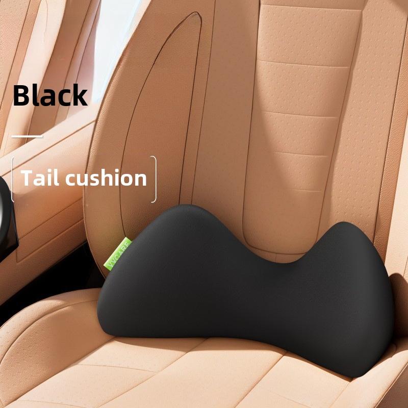 1 шт. Подушка для поясничной поддержки автомобиля с защитой копчика, тонкая подушка сиденья из пены с памятью для длительной поездки, офис, 4 сезона