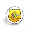 1Pc Qatar World Cup 32 Teams Logo Lapel Pin, Butterfly Clasp Football Fan Badge
