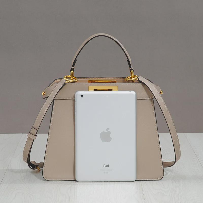 Универсальная кожаная сумка для котят: Весна/Лето Большая вместительная многослойная сумка и сумка через плечо