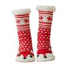 Christmas Women Cotton Socks Print Thicker Anti-slip Floor Socks Carpet Socks