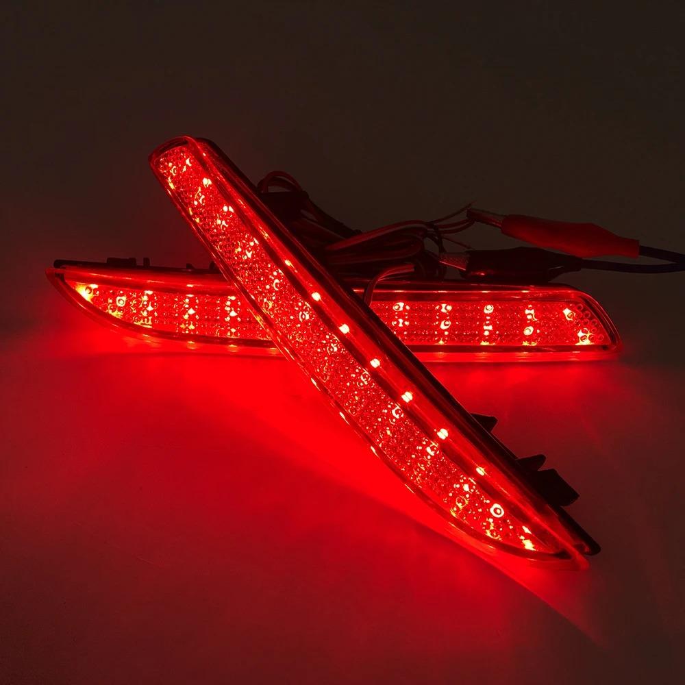 2 шт. автомобильный фонарь задний бампер фонарь стоп-сигнал отражатель светодиодный для Honda CRZ 2010-2012 CRV 2012 подходит для 2010-2012 Acura TSX 2011-2012